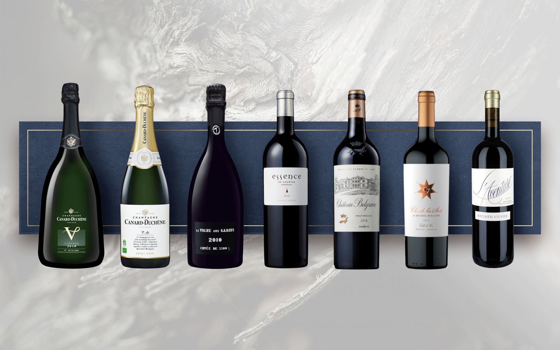 Champagnes & Chateaux wines portfolio
